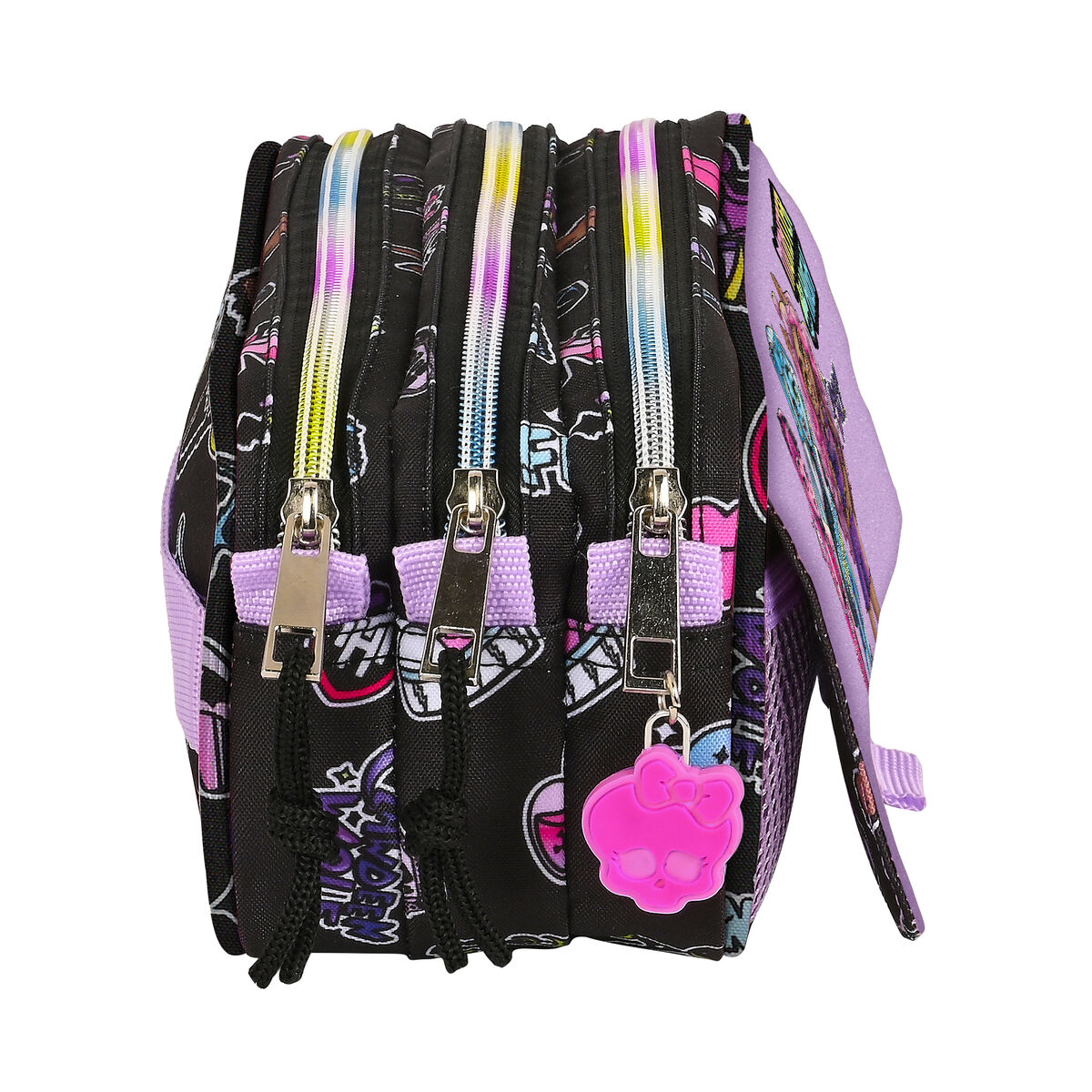 Image secondaire de Trousse Fourre-Tout Double Monster High Creep Noir 21,5 x 10 x 8 cm