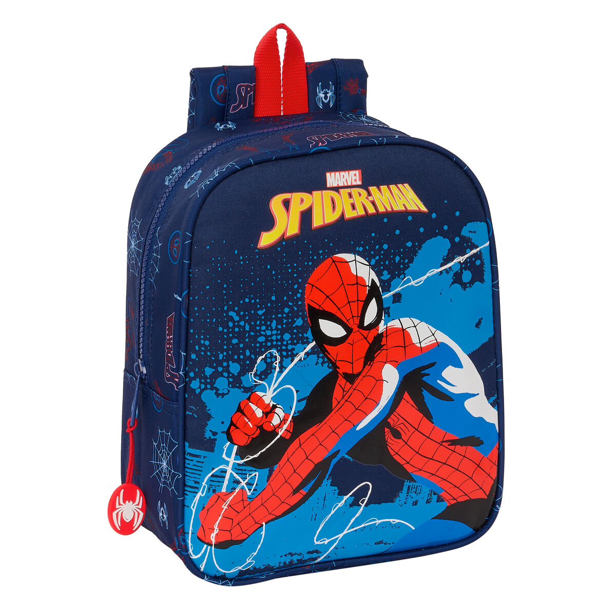 Sac à dos enfant Spider-Man Neon Blue marine 22 x 27 x 10 cm