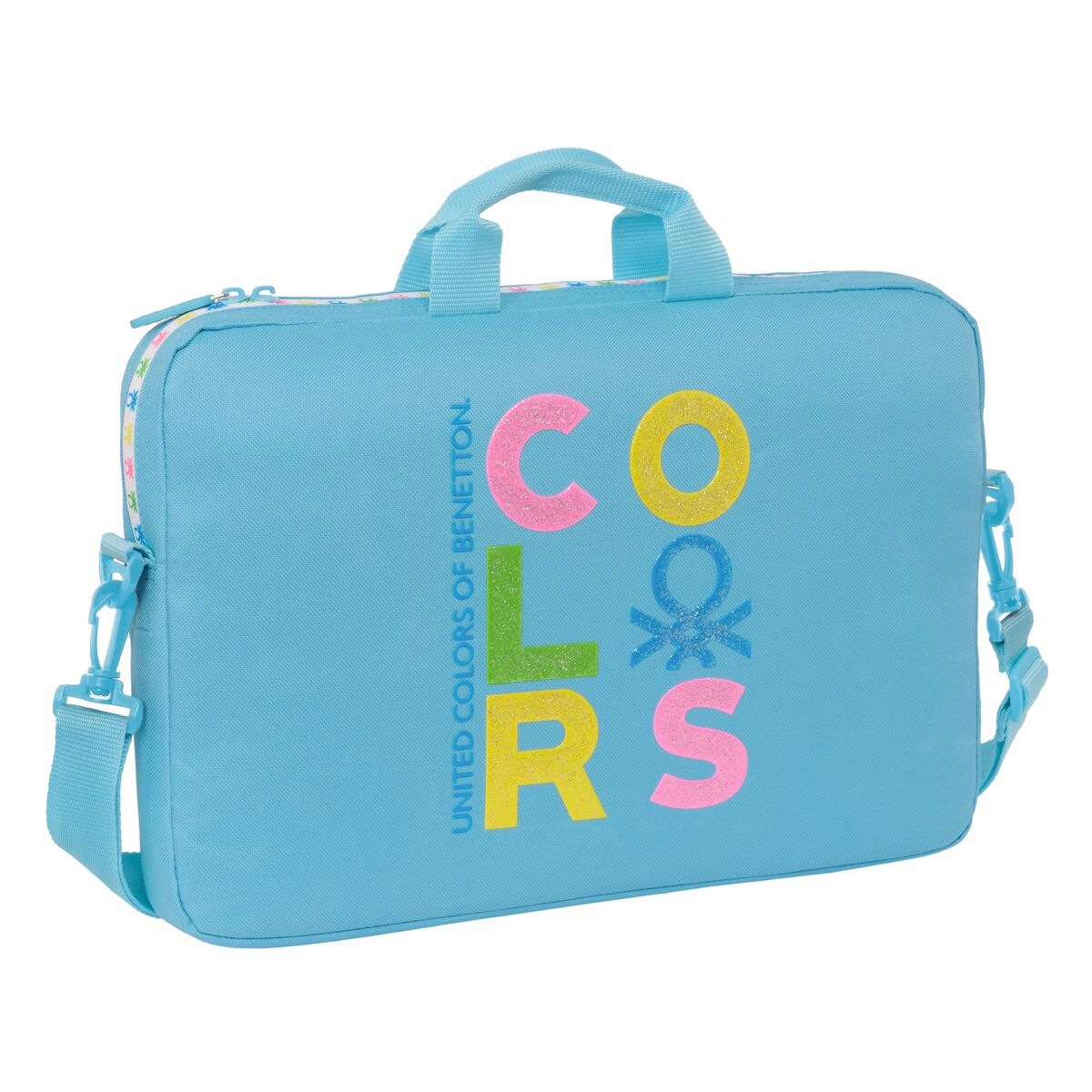 Afbeeldingen van Laptop Case Benetton Spring Celeste 40 x 27 x 4 cm