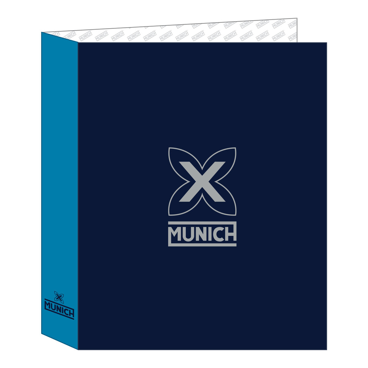 Reliure à anneaux Munich Nautic Blue marine A4 27 x 33 x 6 cm
