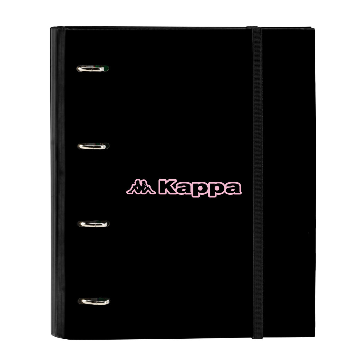 Reliure à anneaux Kappa Silver pink Noir Rose 27 x 32 x 3.5 cm