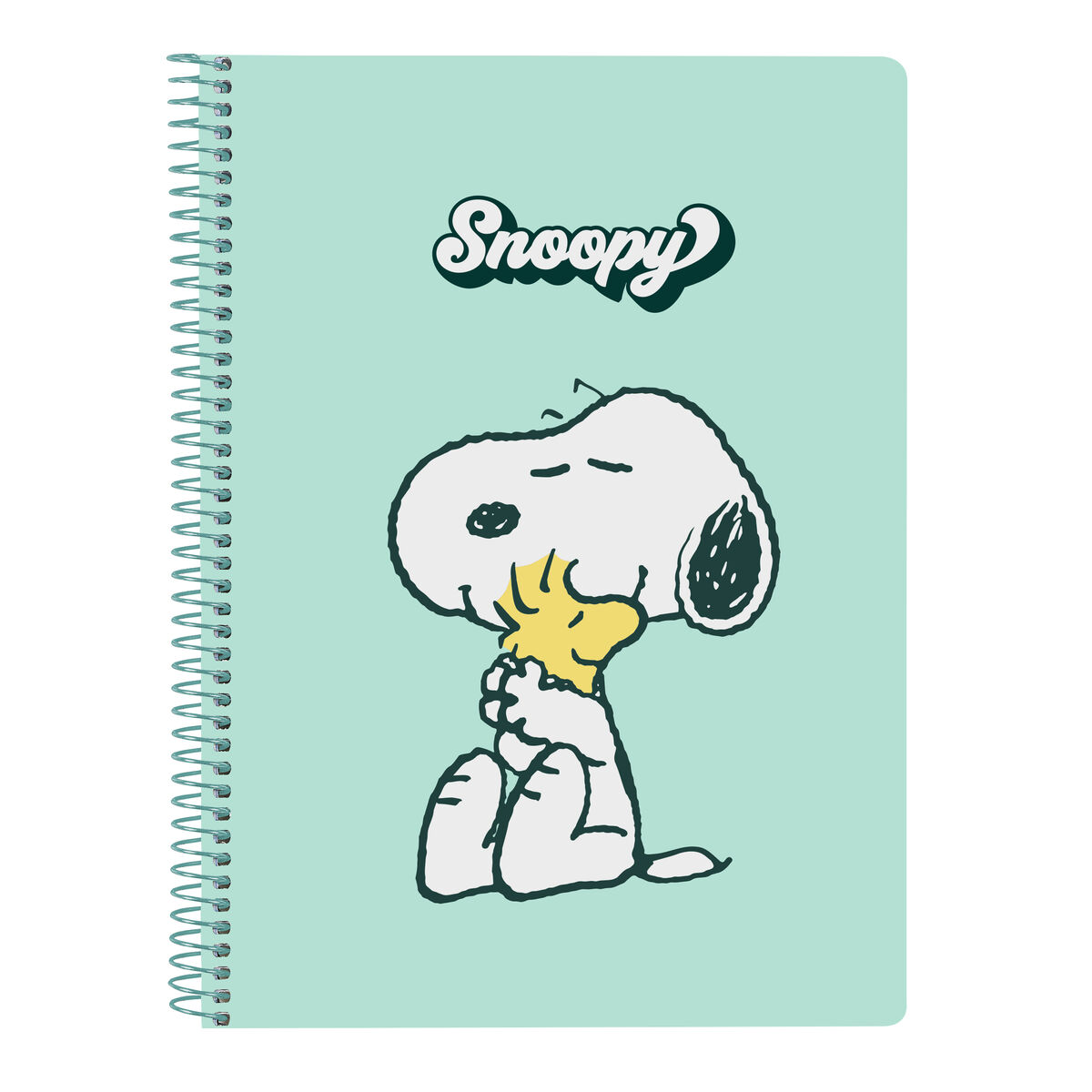 Carnet Snoopy Groovy Vert A5 80 Volets