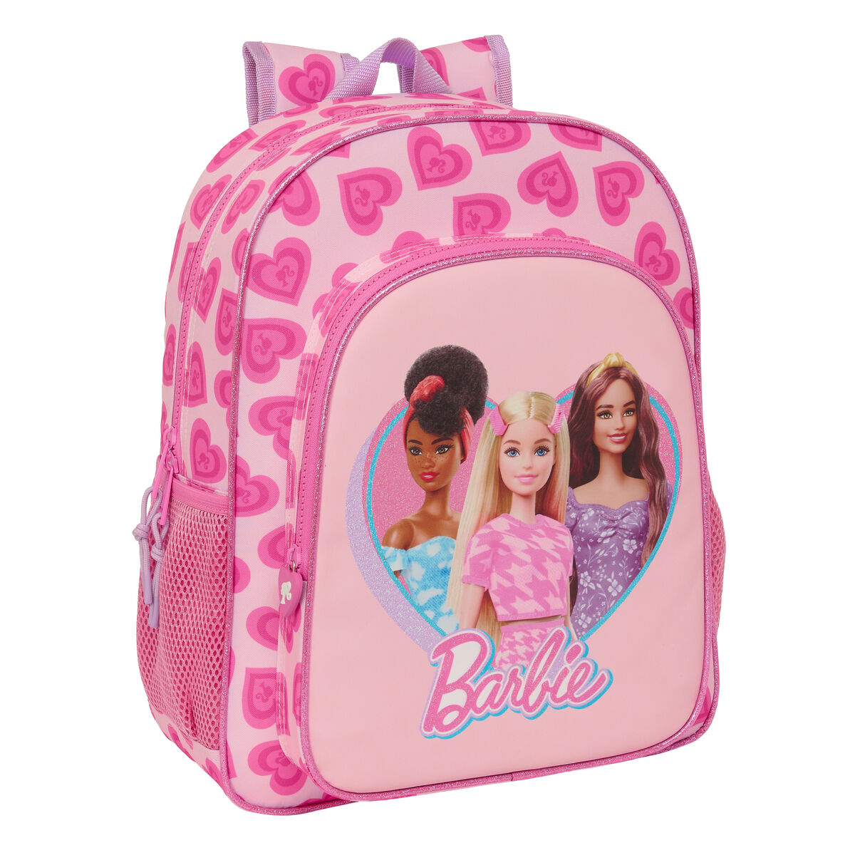 Skoletaske Barbie Love Pink 32 X 38 X 12 cm