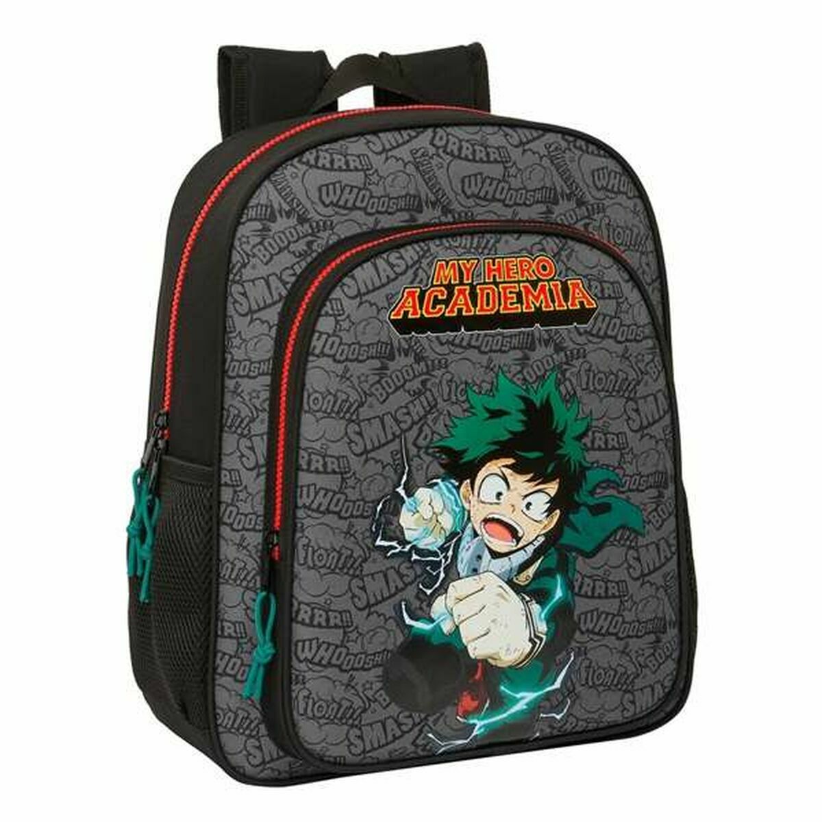 Cartable My Hero Academia Noir 32 X 38 X 12 cm