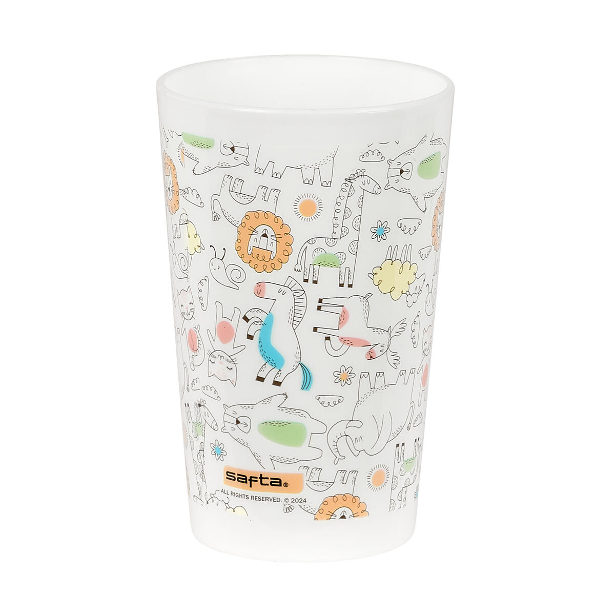 Zestaw naczyń dla dzieci Safta Zoo Poliester 26 x 26 x 9 cm
