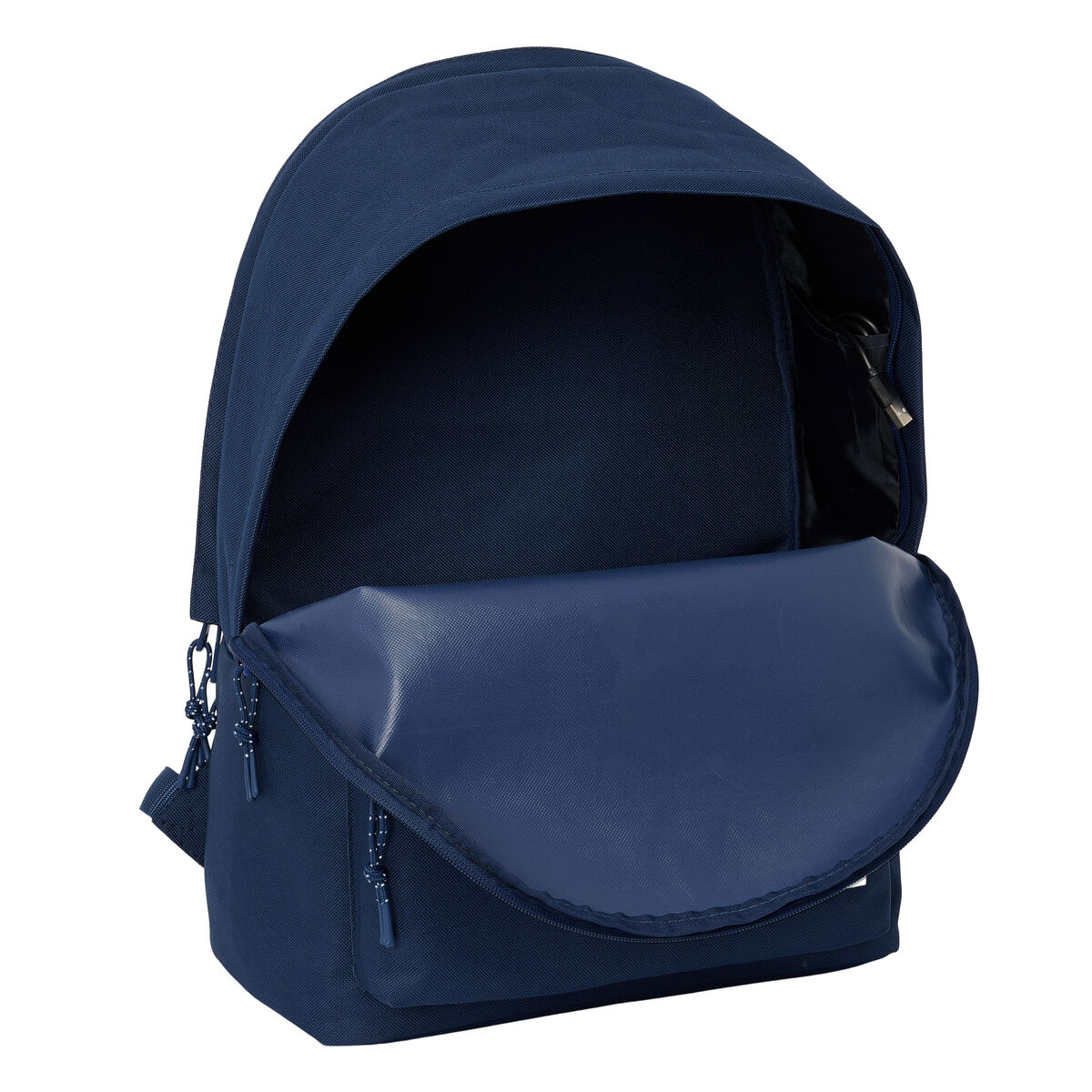 Afbeeldingen van Laptop Backpack Real Madrid C.F. Navy Blue 31 x 44 x 18 cm