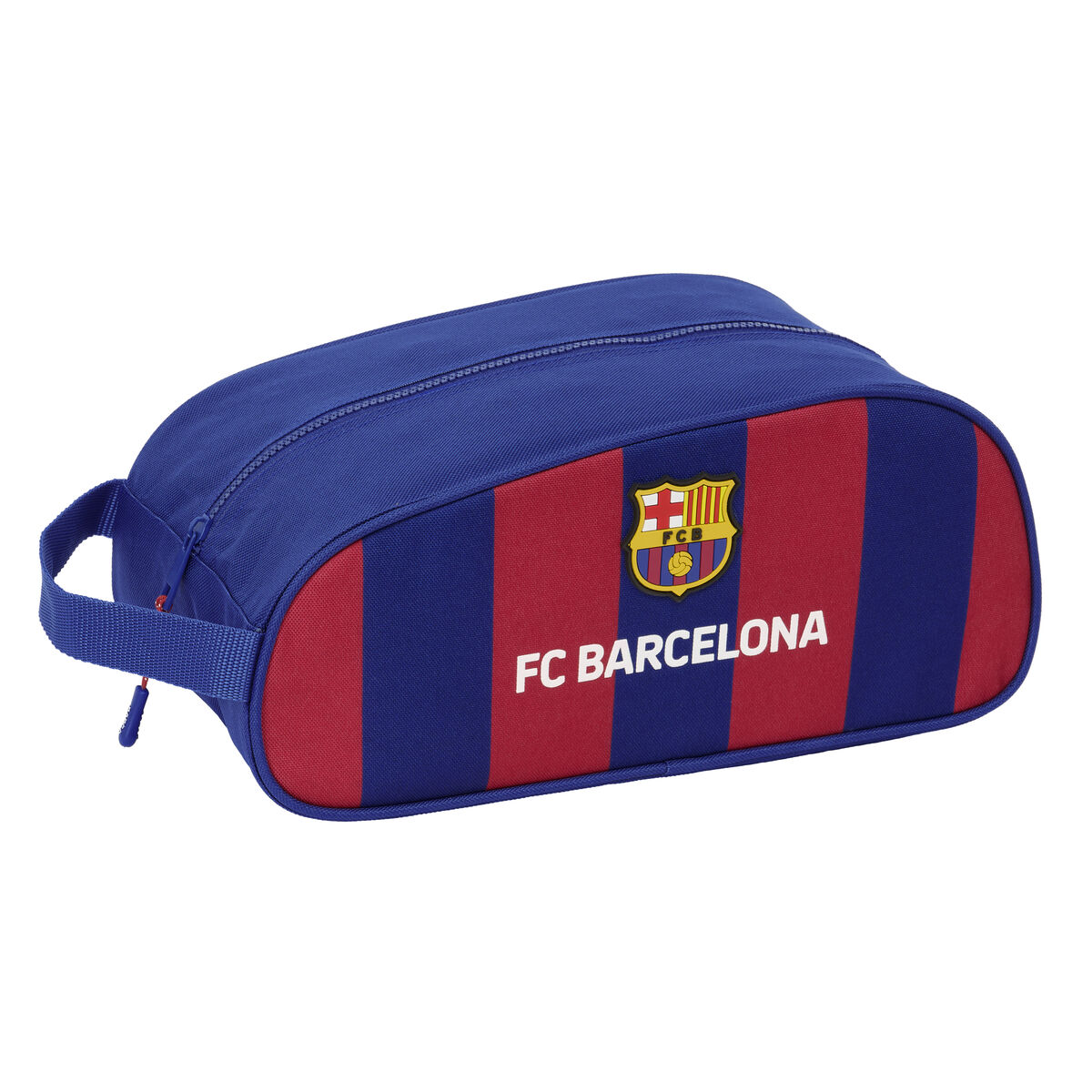 Reisschoenenrek F.C. Barcelona Kastanjebruin Marineblauw 34 x 15 x 18 cm