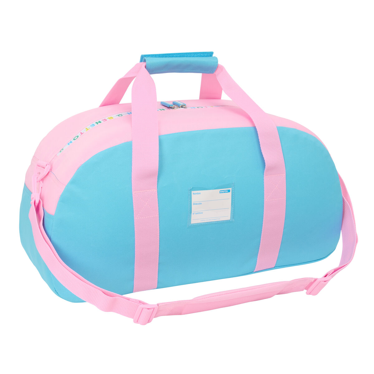 Image secondaire de Sac de sport Benetton Unique Rose Turquoise 50 x 26 x 20 cm