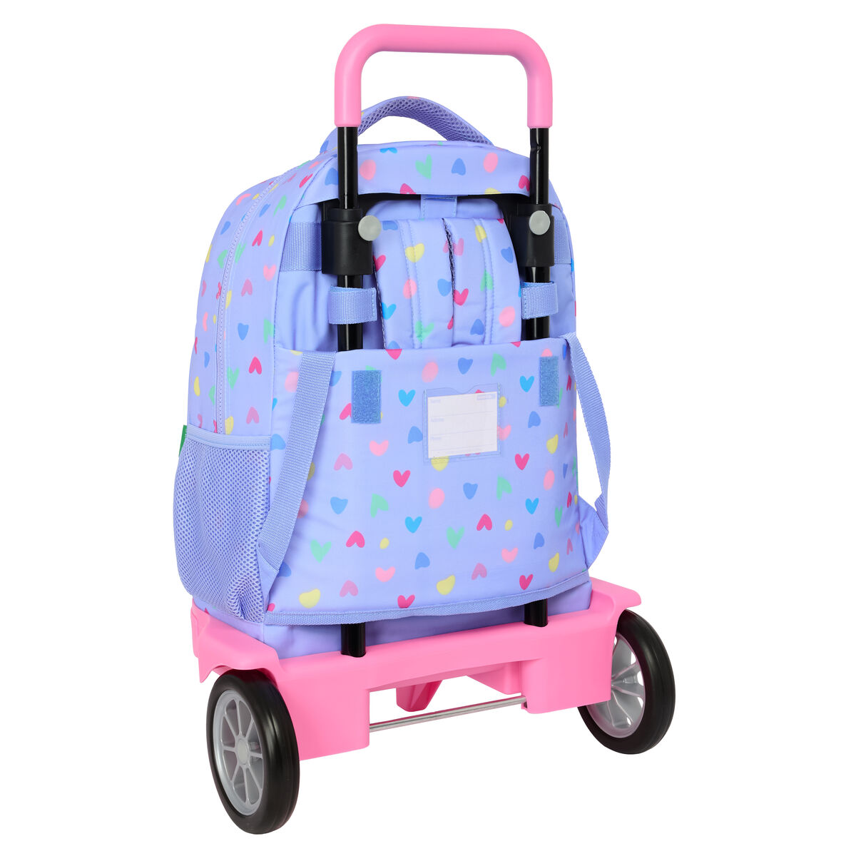 Image secondaire de Cartable à roulettes Benetton Lila Lila 33 x 45 x 22 cm
