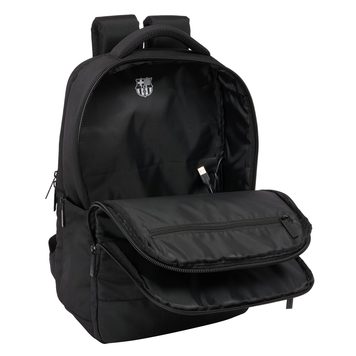 Afbeeldingen van Laptop Backpack F.C. Barcelona Premium Black 29 x 44 x 15 cm