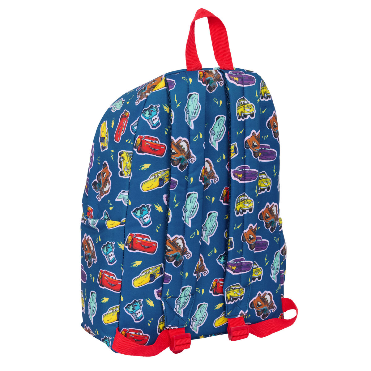 Afbeeldingen van Laptop Backpack Cars Racing Navy Blue