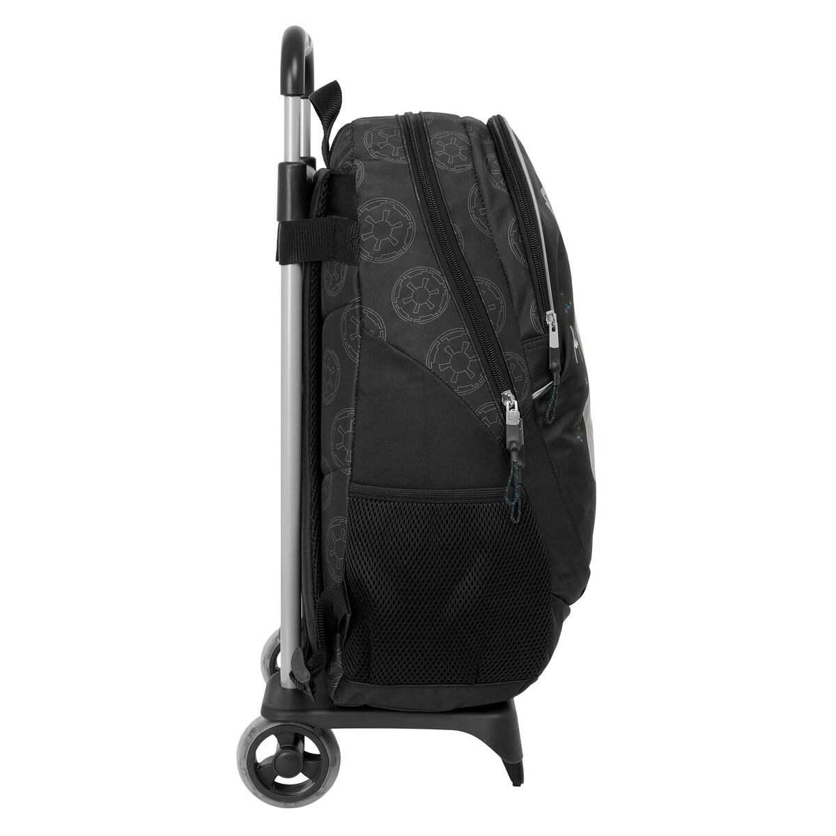 Schoolrugzak met Wielen Star Wars Rebellion Zwart 32 x 44 x 16 cm
