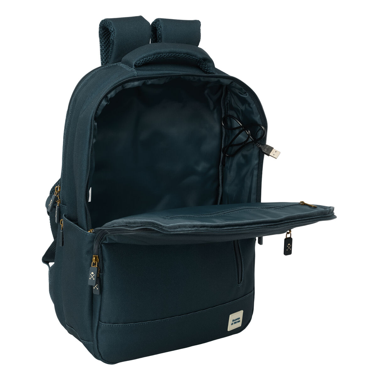 Afbeeldingen van Laptop Backpack Harper & Neyer Navy Blue 29 x 44 x 15 cm