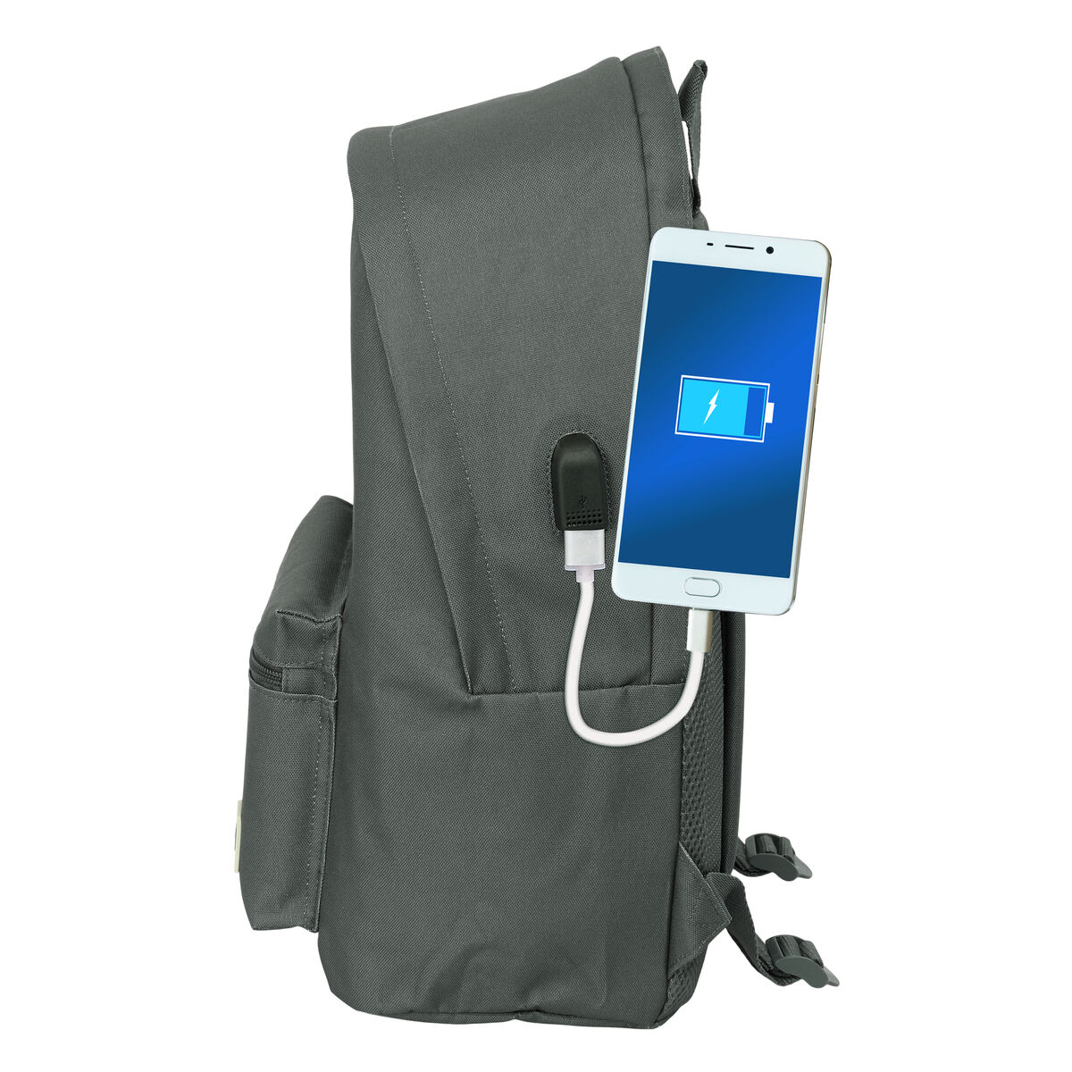 Afbeeldingen van Laptop Backpack Harper & Neyer +usb harper & neyer Grey 31 x 44 x 18 cm