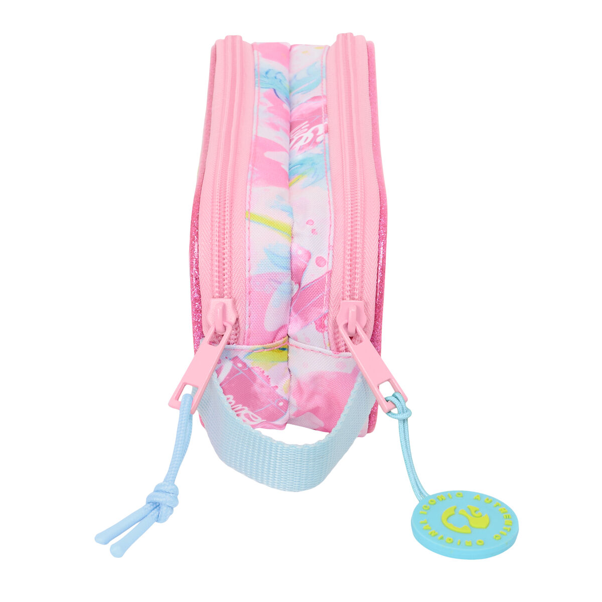 Double Carry-all Barbie Painterly Pink Sky blue 21 x 8 x 6 cm