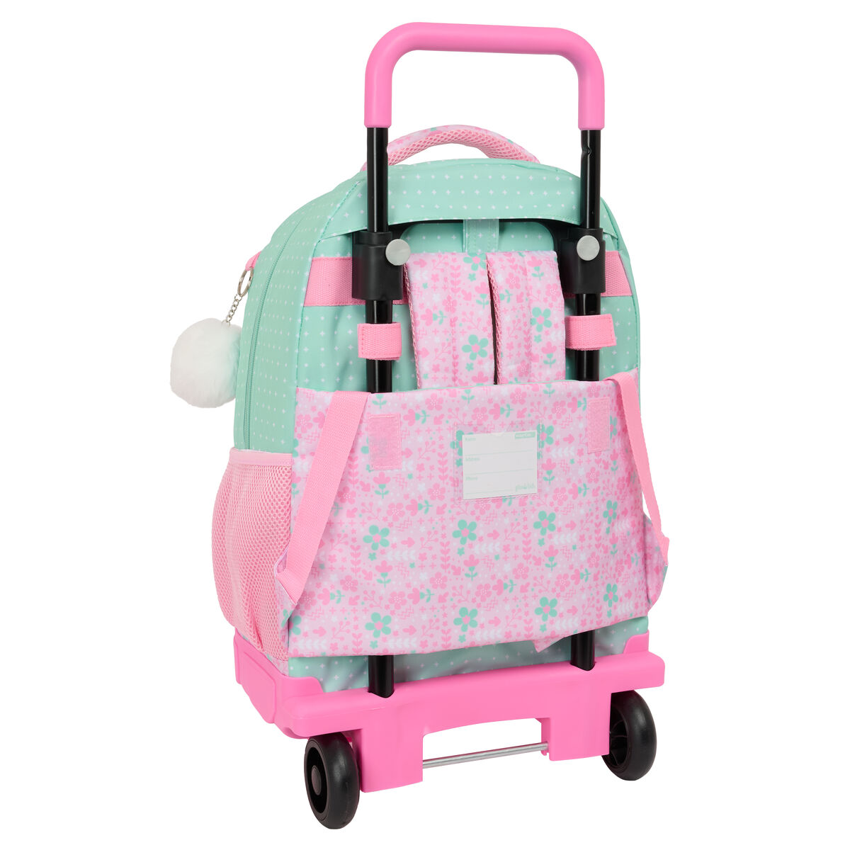 Image secondaire de Cartable à roulettes Glow Lab Amazing Vert Rose 33 x 45 x 22 cm