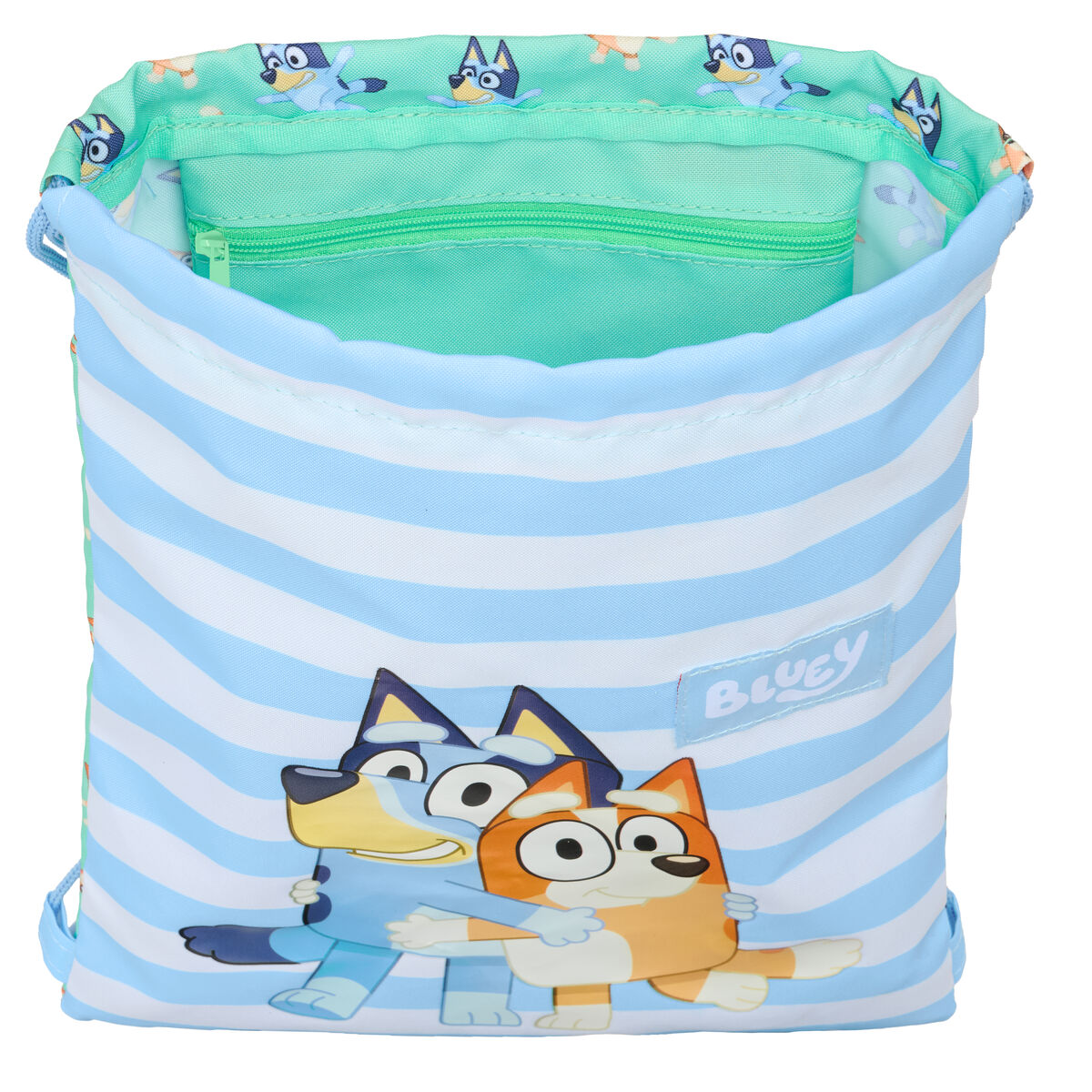 Image secondaire de Sac à dos serré par des ficelles Bluey Sisters Vert 26 x 34 x 1 cm