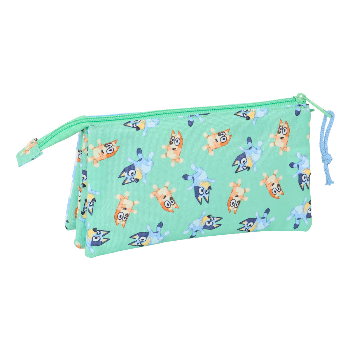 Image secondaire de Trousse Fourre-Tout Triple Bluey Sisters Vert 22 x 12 x 3 cm