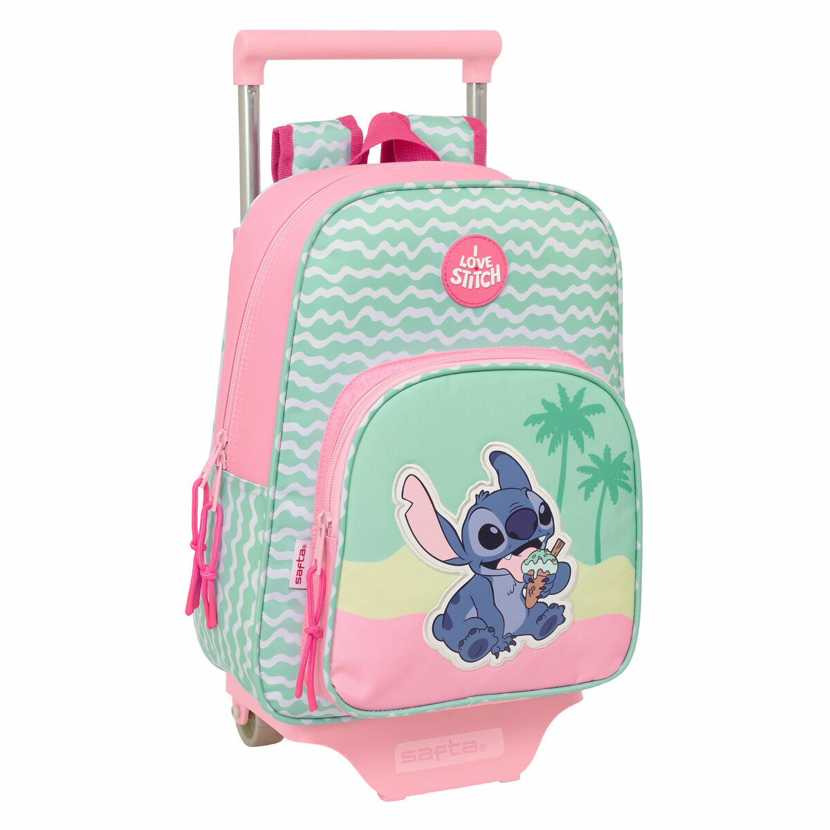 Image secondaire de Cartable Lilo & Stitch Ice cream Rose 26 x 11 x 67 cm 26 x 34 x 11 cm
