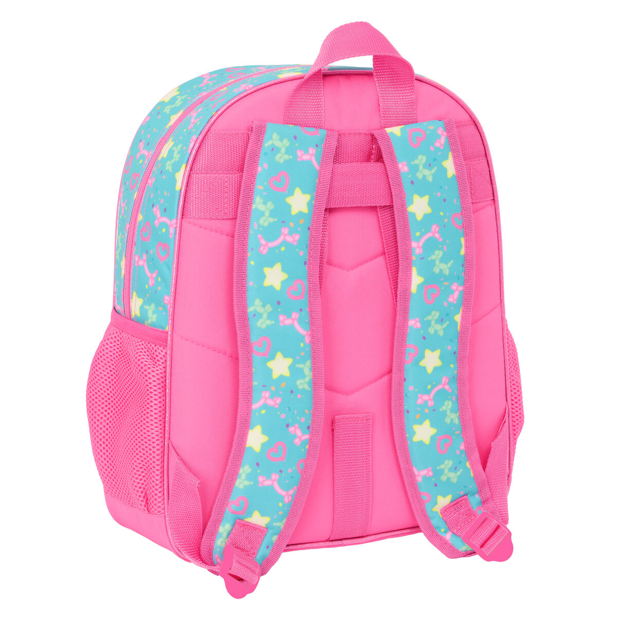 Schoolrugzak Gabby's Dollhouse Confetti Roze Turkoois 32 x 38 x 12 cm