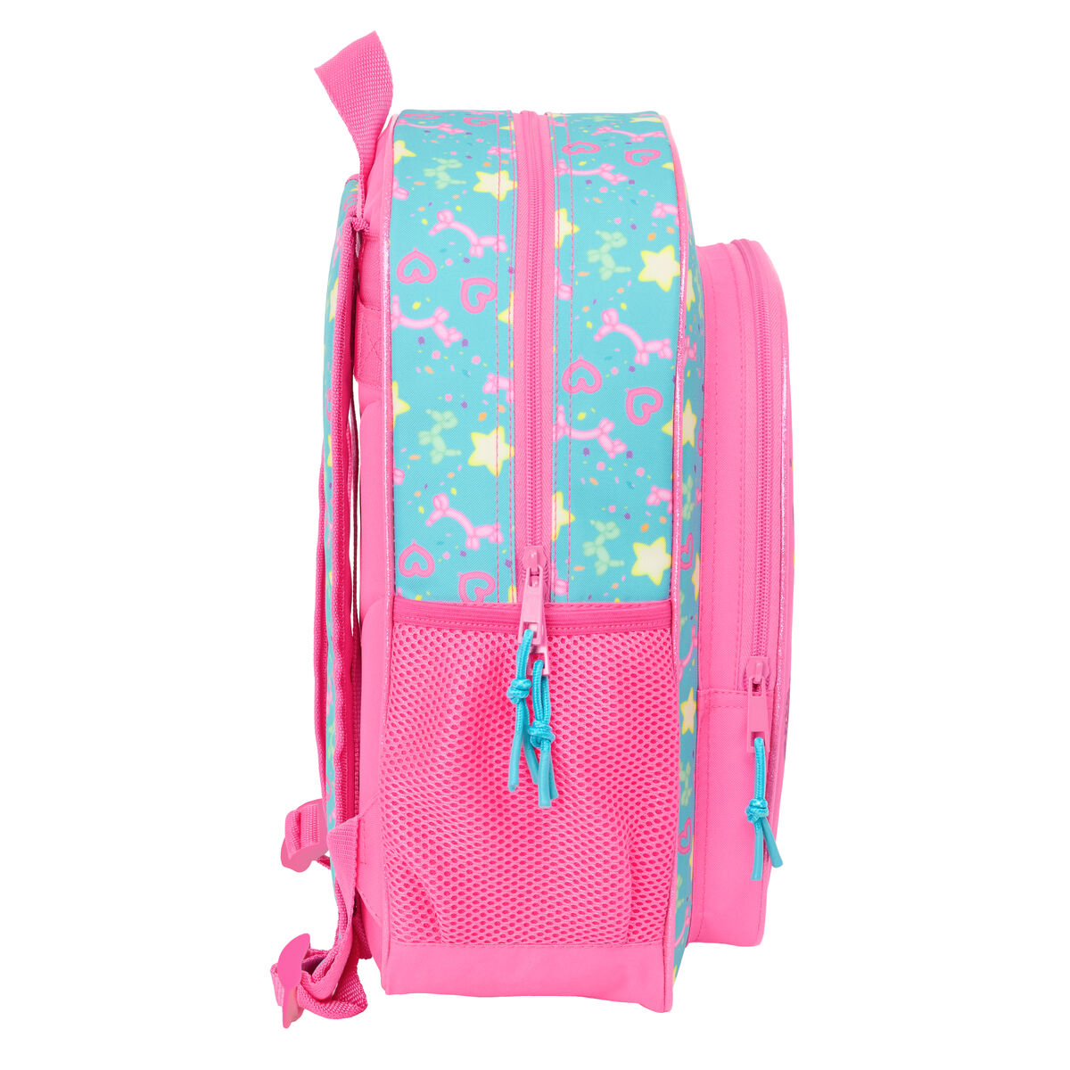 Schoolrugzak Gabby's Dollhouse Confetti Roze Turkoois 32 x 38 x 12 cm