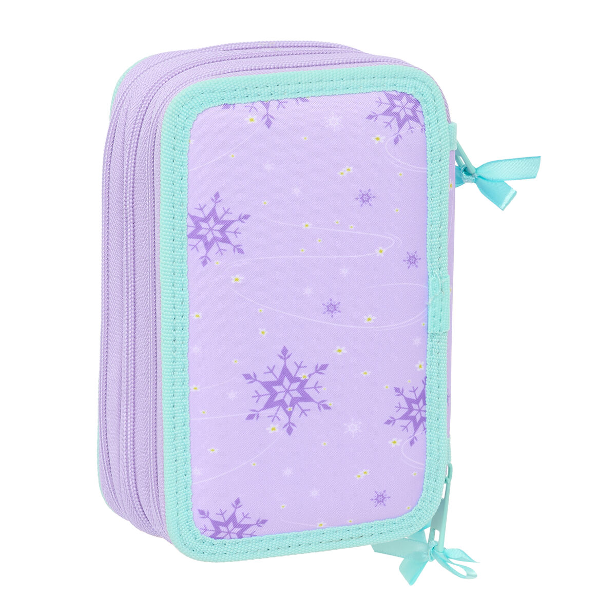 Image secondaire de Pochette à crayons triple Frozen Spirit Lila 12,5 x 19,5 x 5,5 cm 37 Pièces