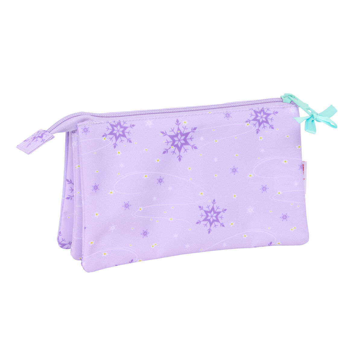 Pennenetui met 3 vakken Frozen Spirit Lila 22 x 12 x 3 cm