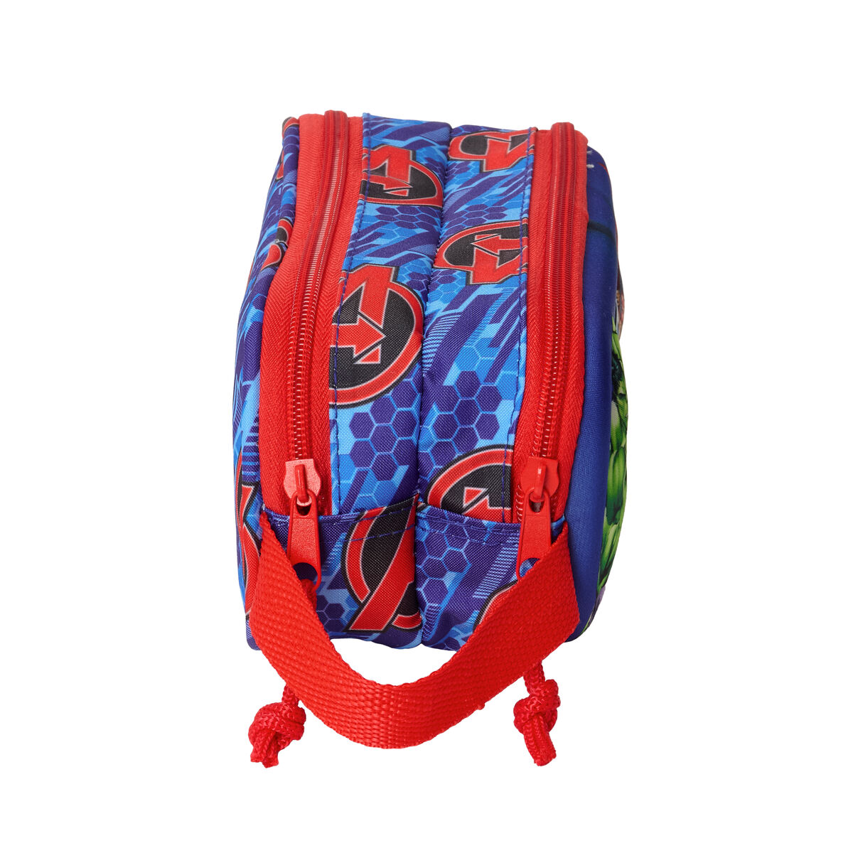Double Carry-all The Avengers Red Dark blue 21 x 8 x 6 cm 3D