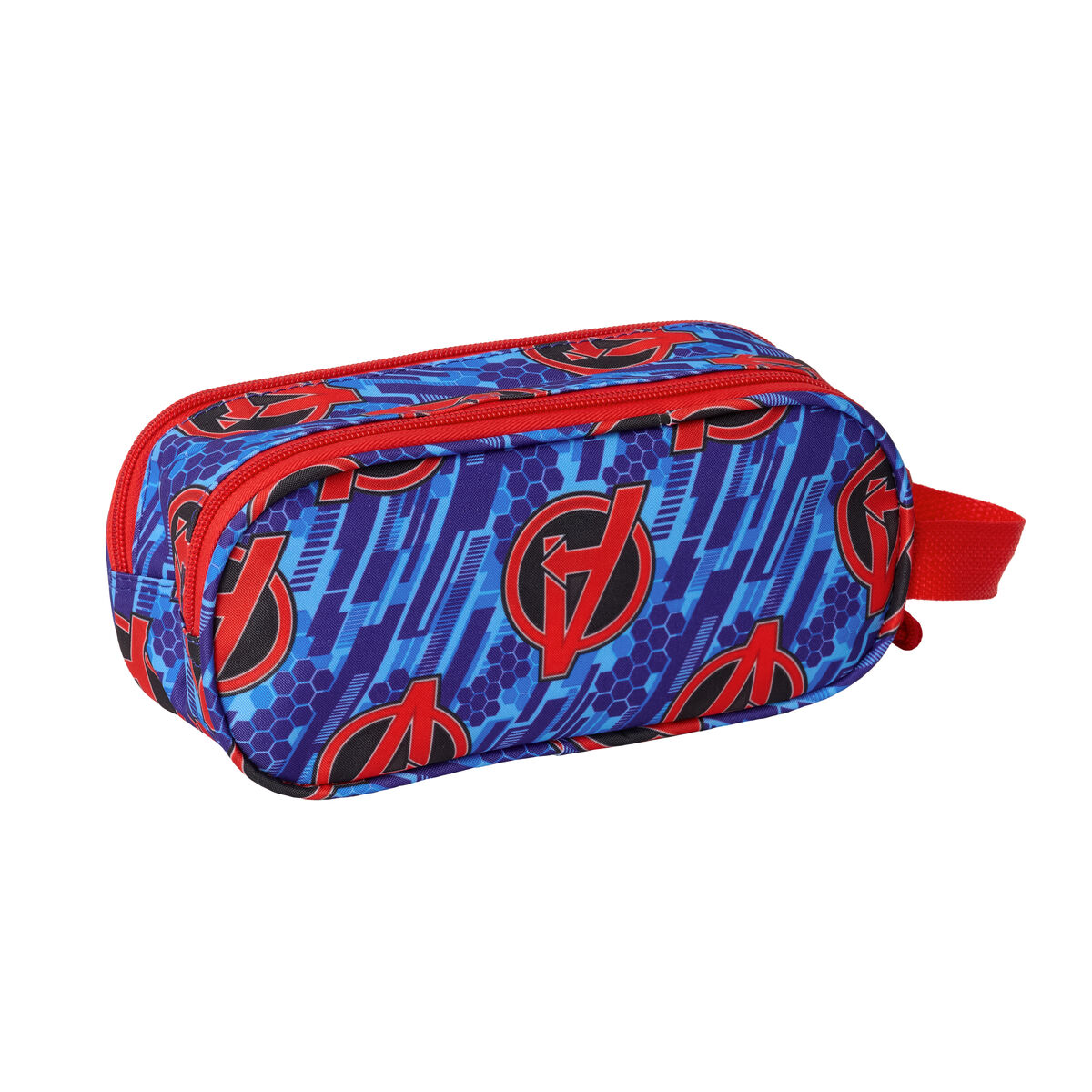Double Carry-all The Avengers Red Dark blue 21 x 8 x 6 cm 3D