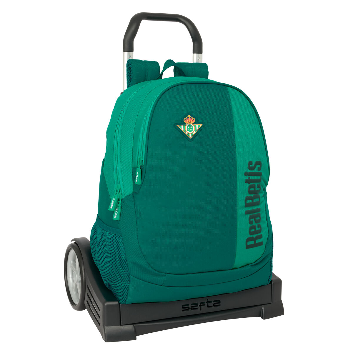Σχολική Τσάντα με Ρόδες Real Betis Balompié Πράσινο 32 x 43 x 14 cm