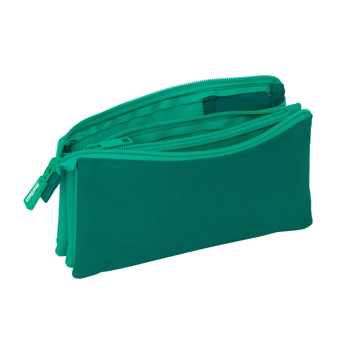 Pennenetui met 3 vakken Real Betis Balompié Groen 22 x 12 x 3 cm