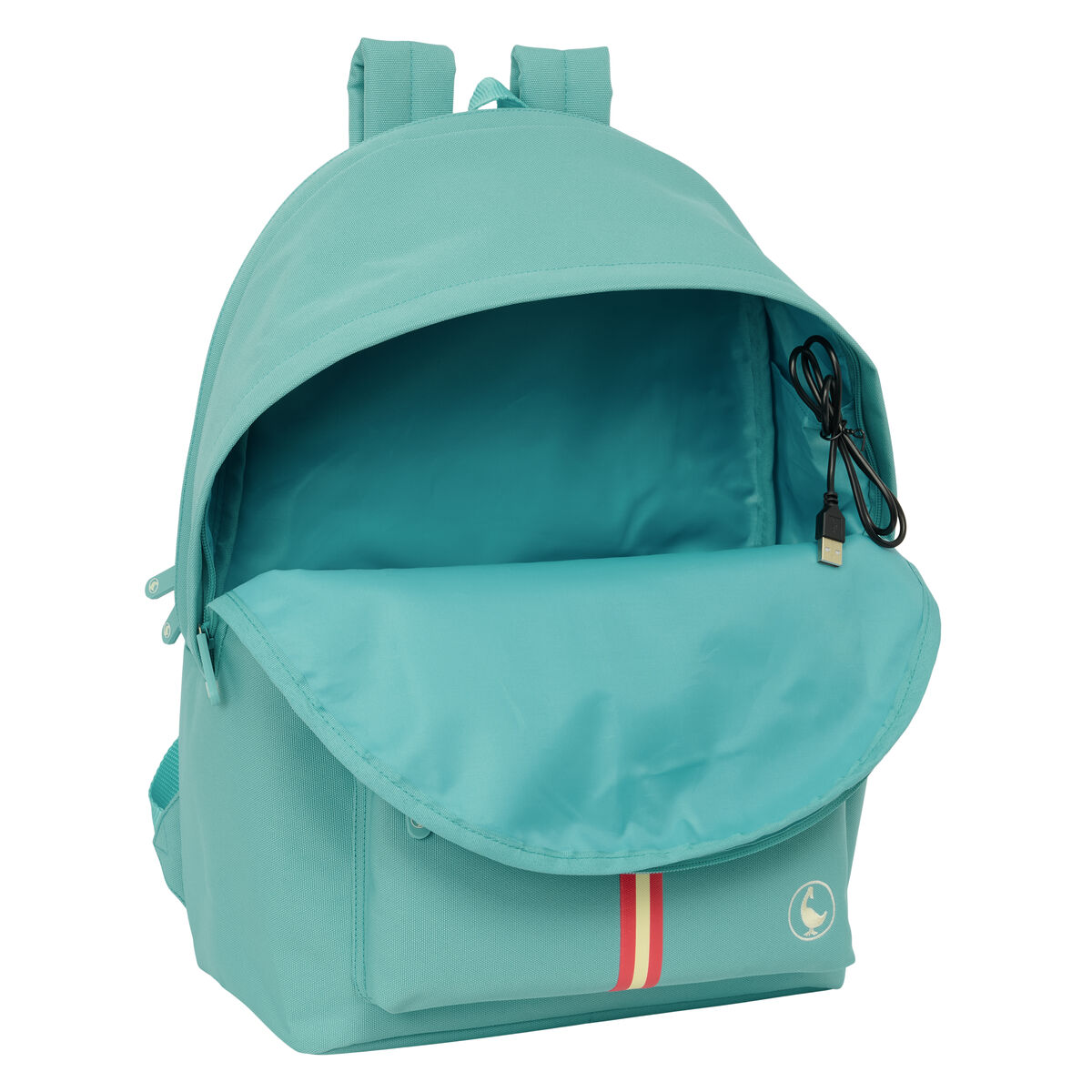 Afbeeldingen van Rucksack for Laptop and Tablet with USB Output El Ganso Aquarelle Blue