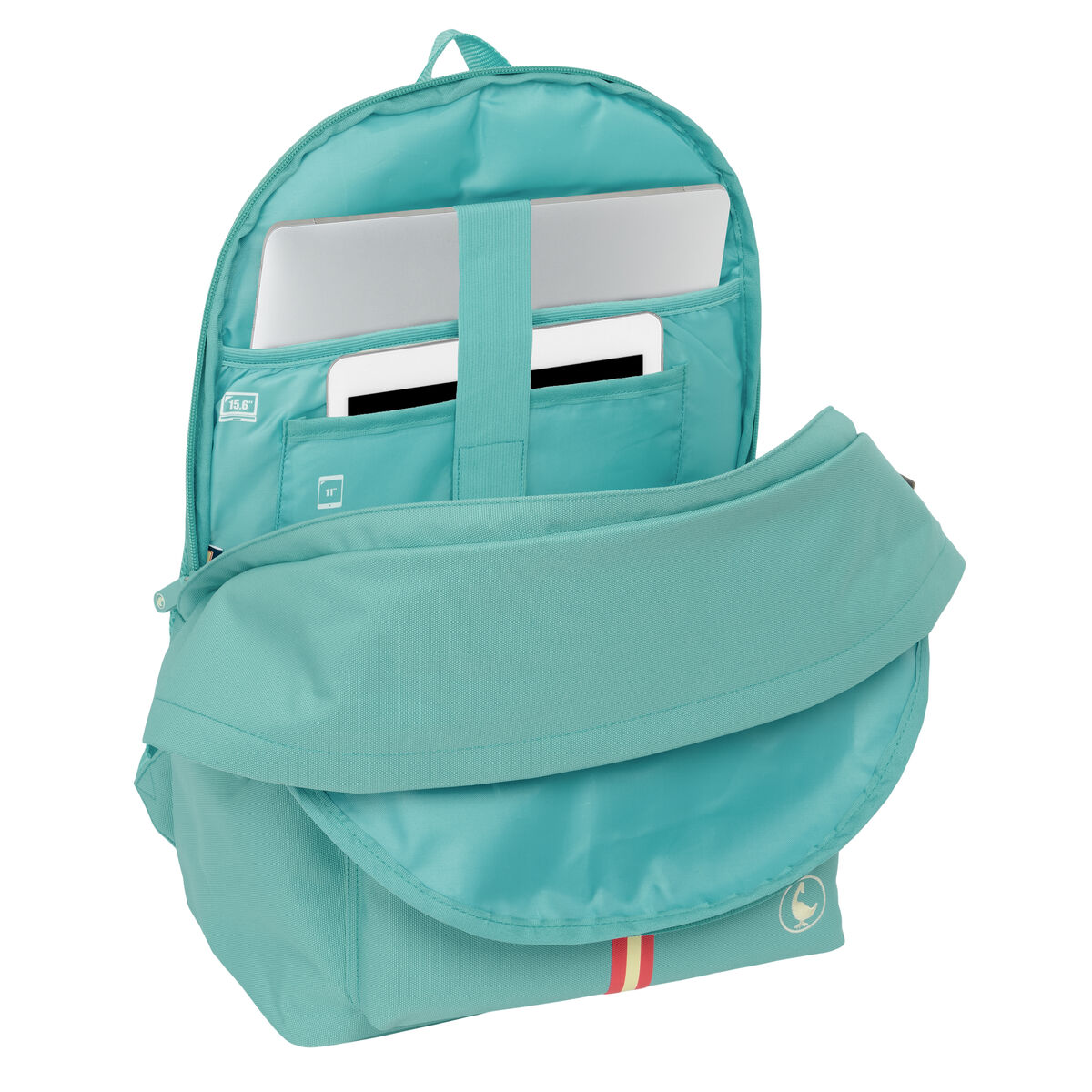 Afbeeldingen van Rucksack for Laptop and Tablet with USB Output El Ganso Aquarelle Blue
