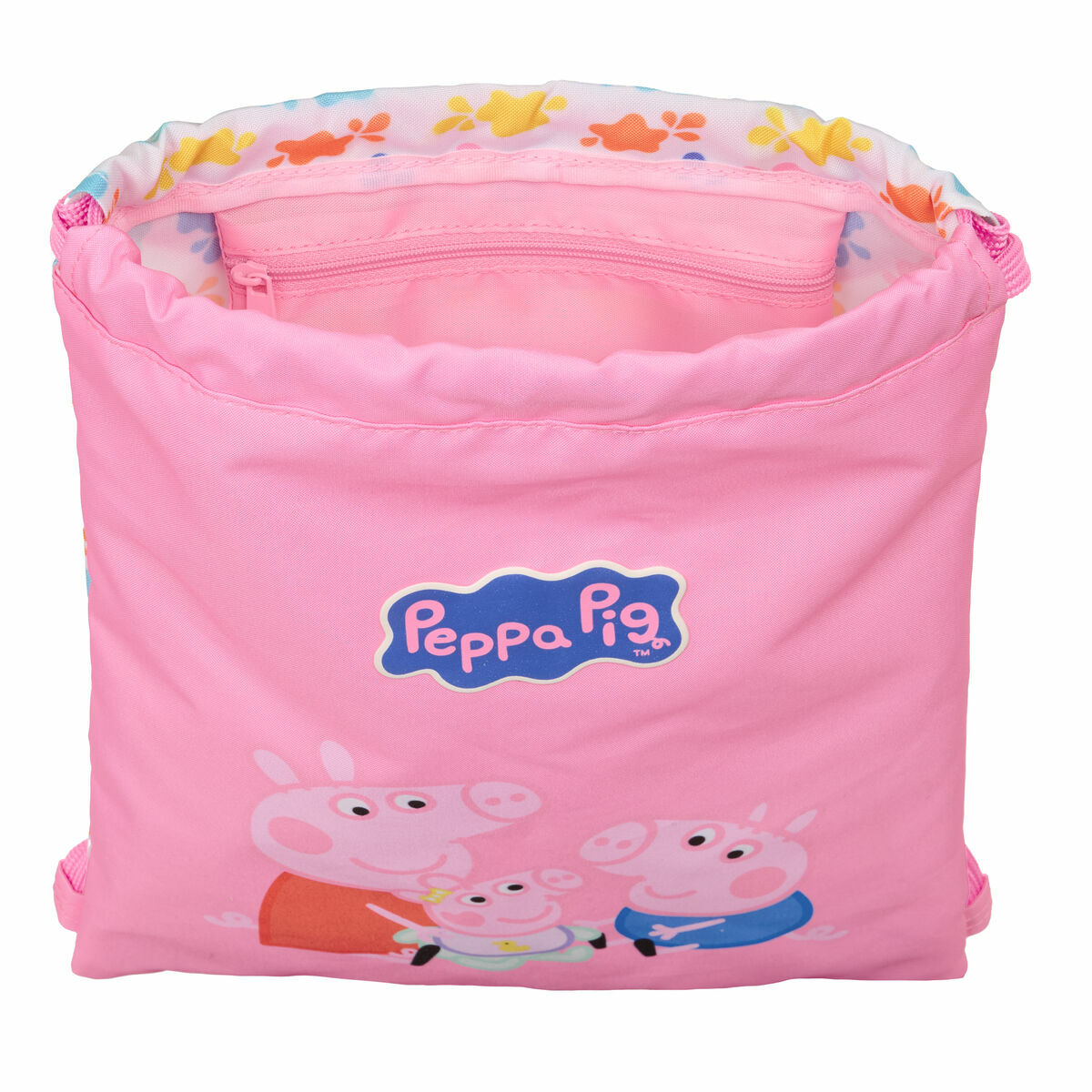 Rugtas met Koordjes Peppa Pig Baby pig Multicolour 26 x 34 x 1 cm