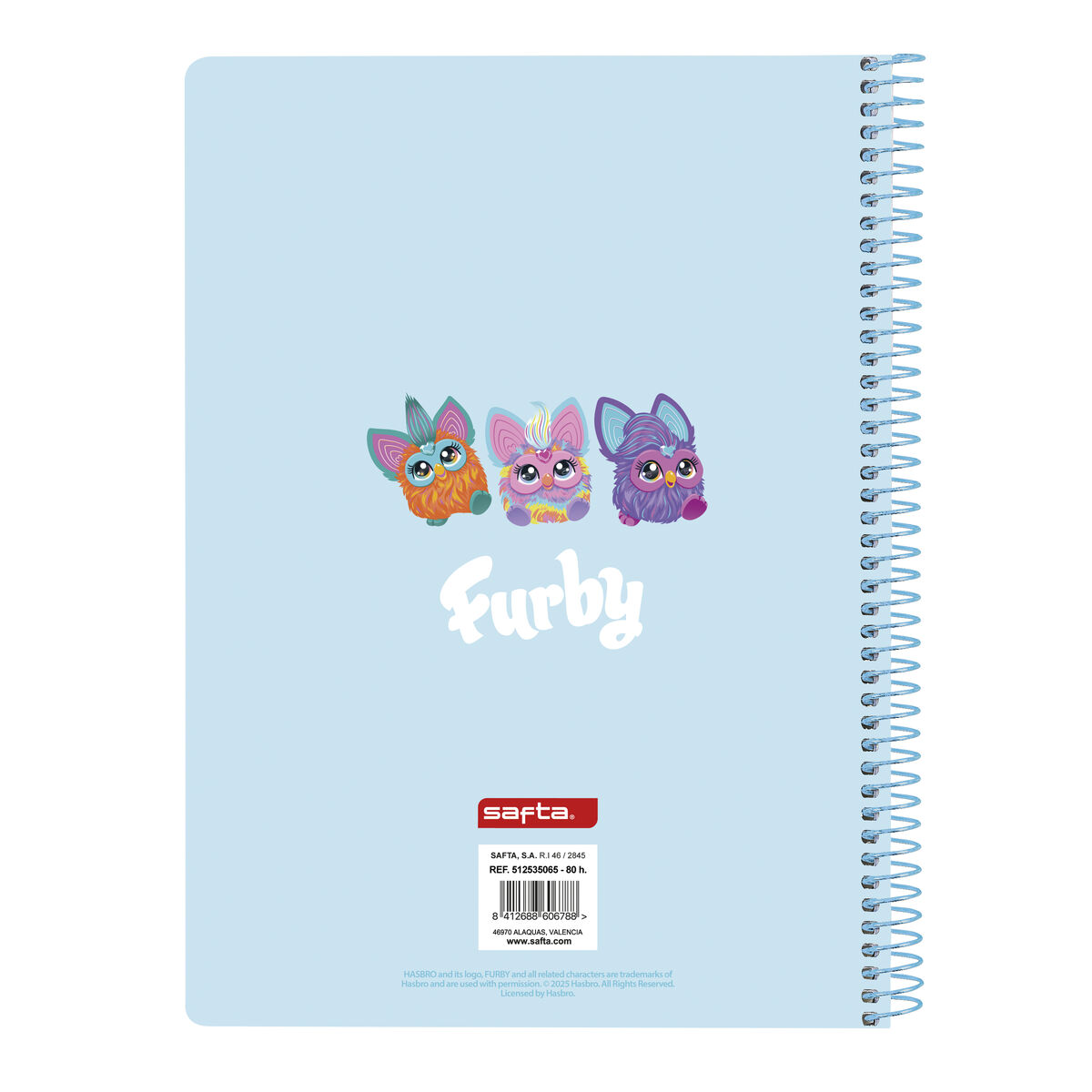 Image secondaire de Carnet Furby Bleu ciel A5 80 Volets