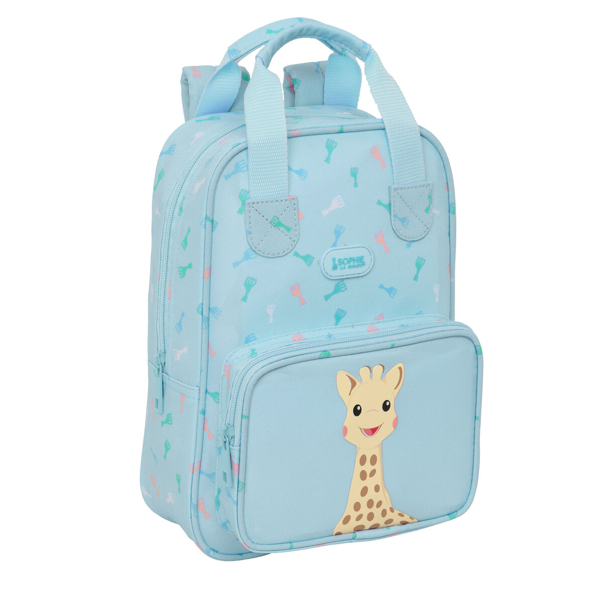 Image secondaire de Cartable Sophie la Girafe Bleu clair 20 x 28 x 8 cm