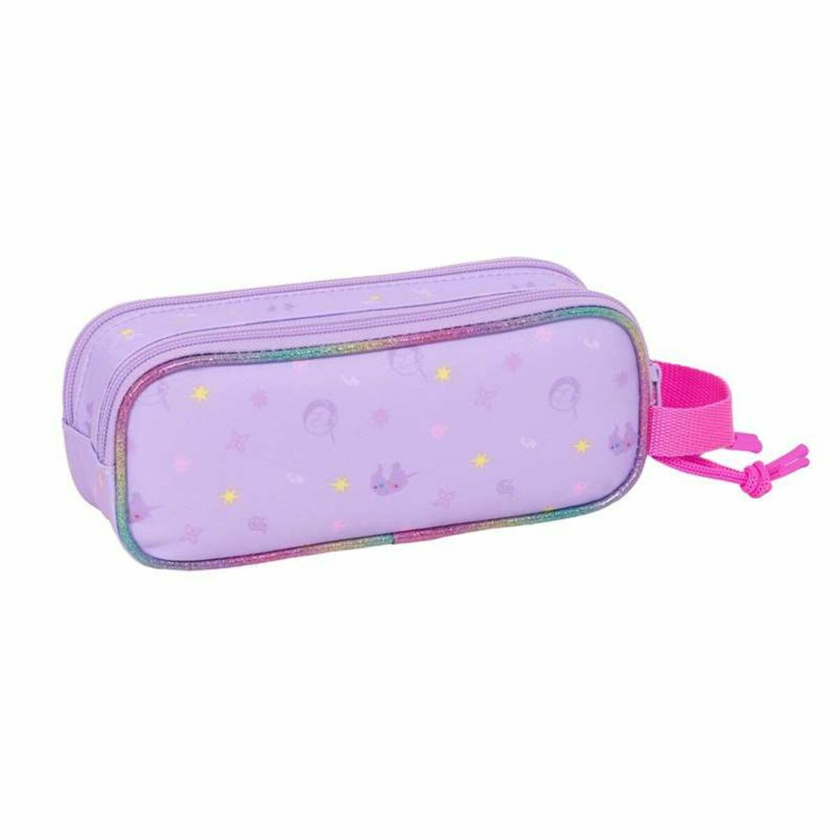 Image secondaire de Trousse Fourre-Tout Double Unicorn Academy Lila 21 x 8 x 6 cm