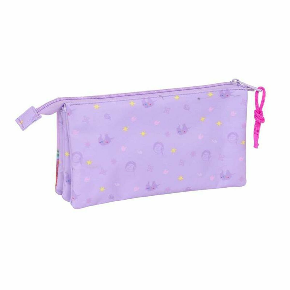 Image secondaire de Trousse Fourre-Tout Triple Unicorn Academy Lila 22 x 12 x 3 cm