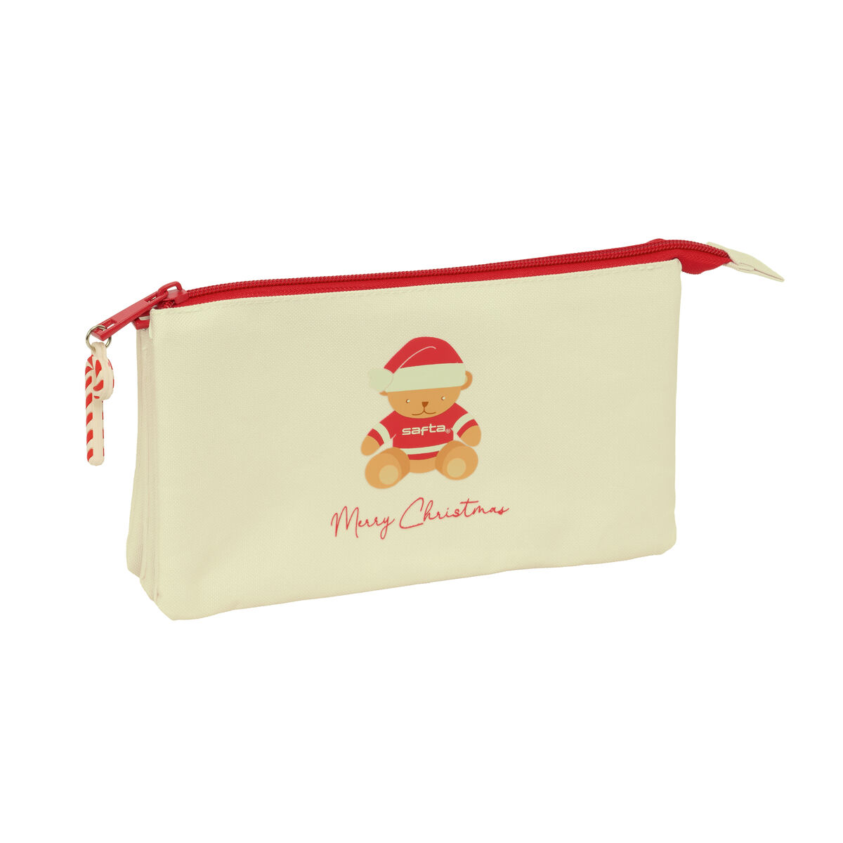 Holdall Safta Beige 22 x 12 x 3 cm