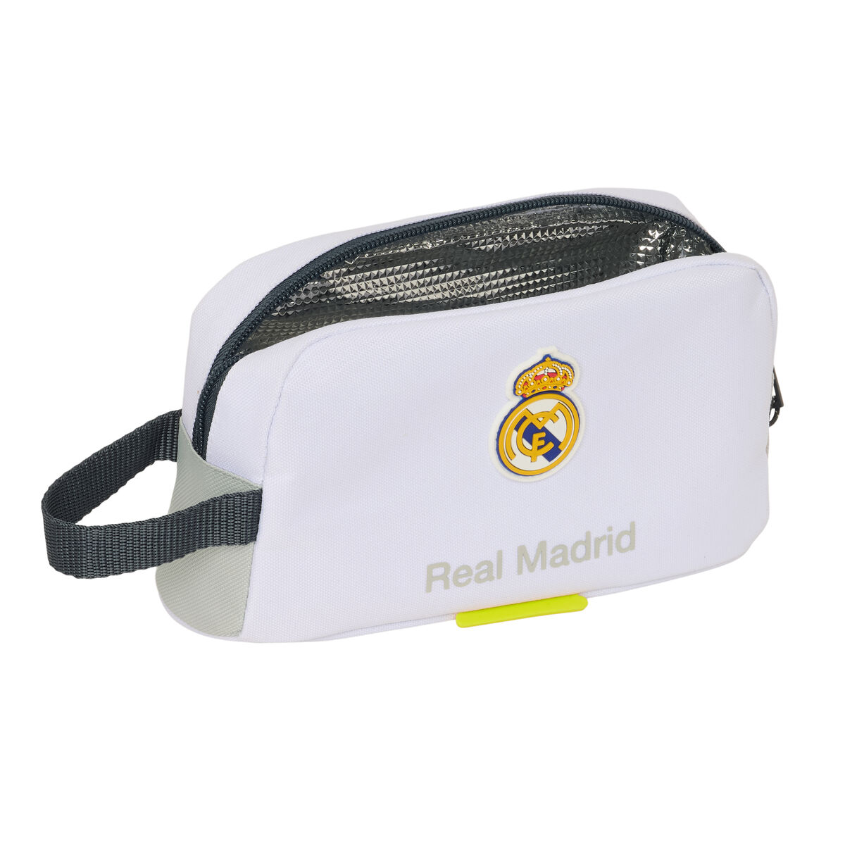 θερμική Θήκη Μεταφοράς Σνακ Real Madrid C.F. Λευκό 21,5 x 12 x 6,5 cm