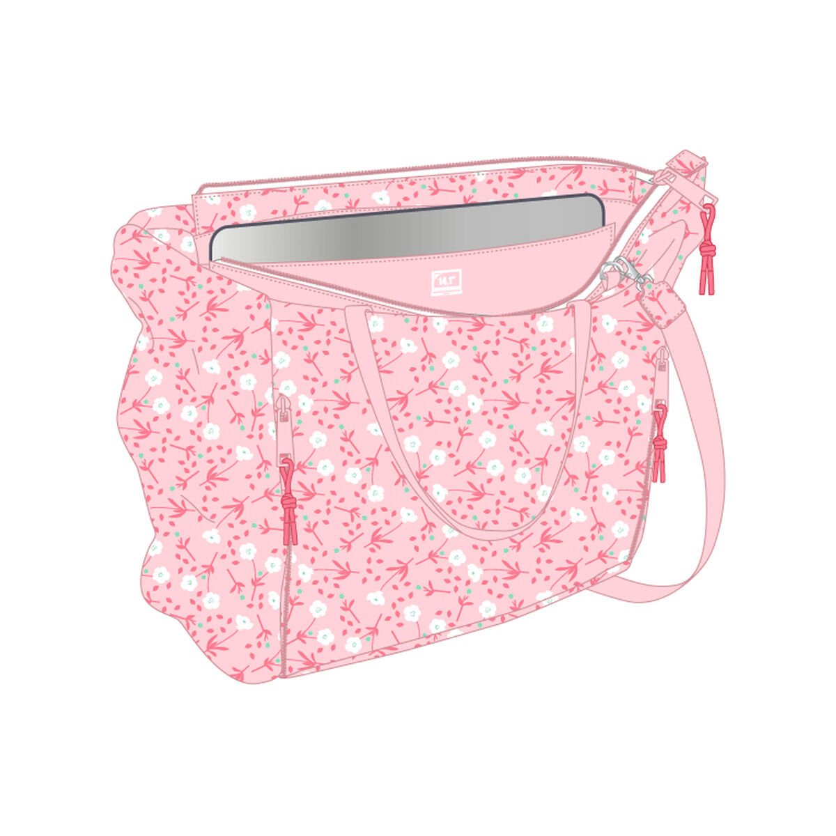 Image secondaire de Housse pour ordinateur portable Miffy Flores 40 x 31 x 17 cm
