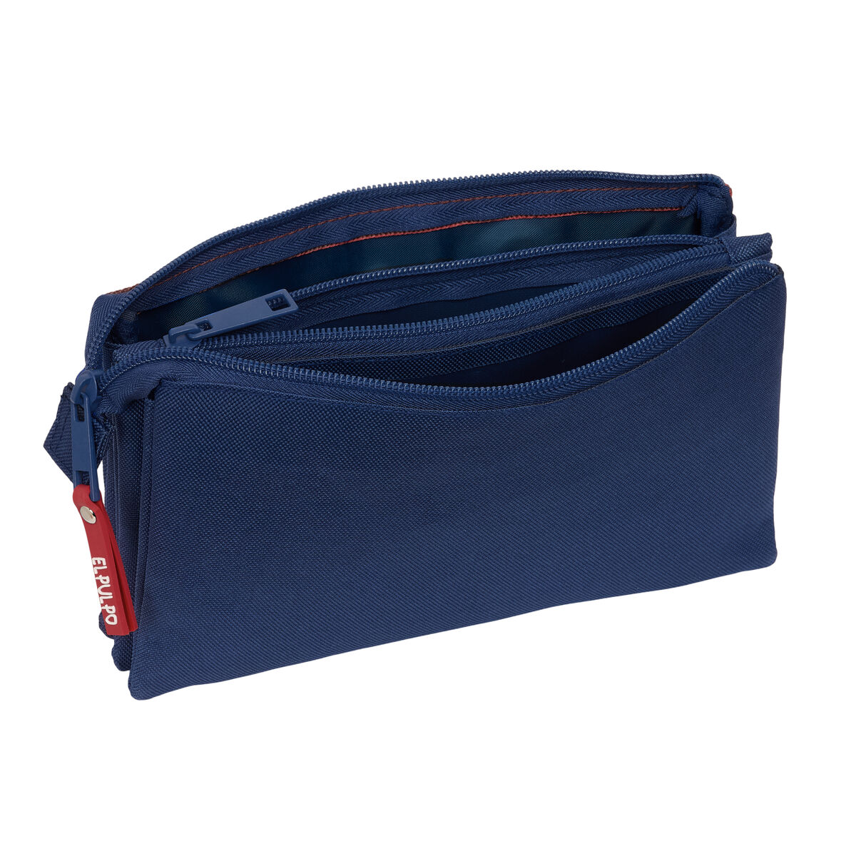 Image secondaire de Trousse Fourre-Tout Triple El Pulpo Blue marine 22 x 12 x 3 cm