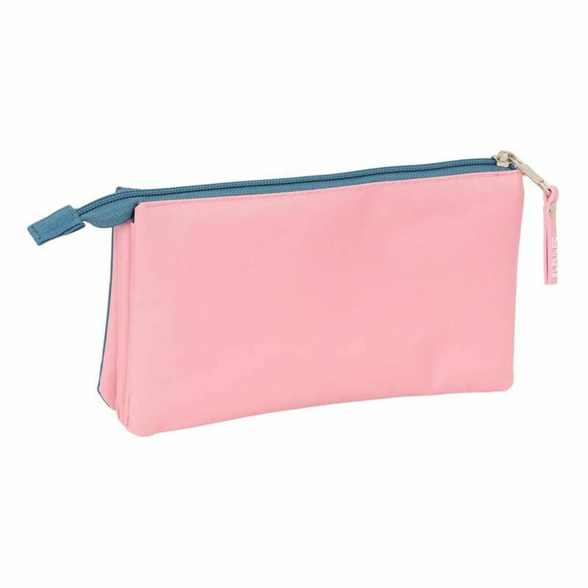 Image secondaire de Trousse Fourre-Tout Triple El Pulpo Bleu Rose 22 x 12 x 3 cm