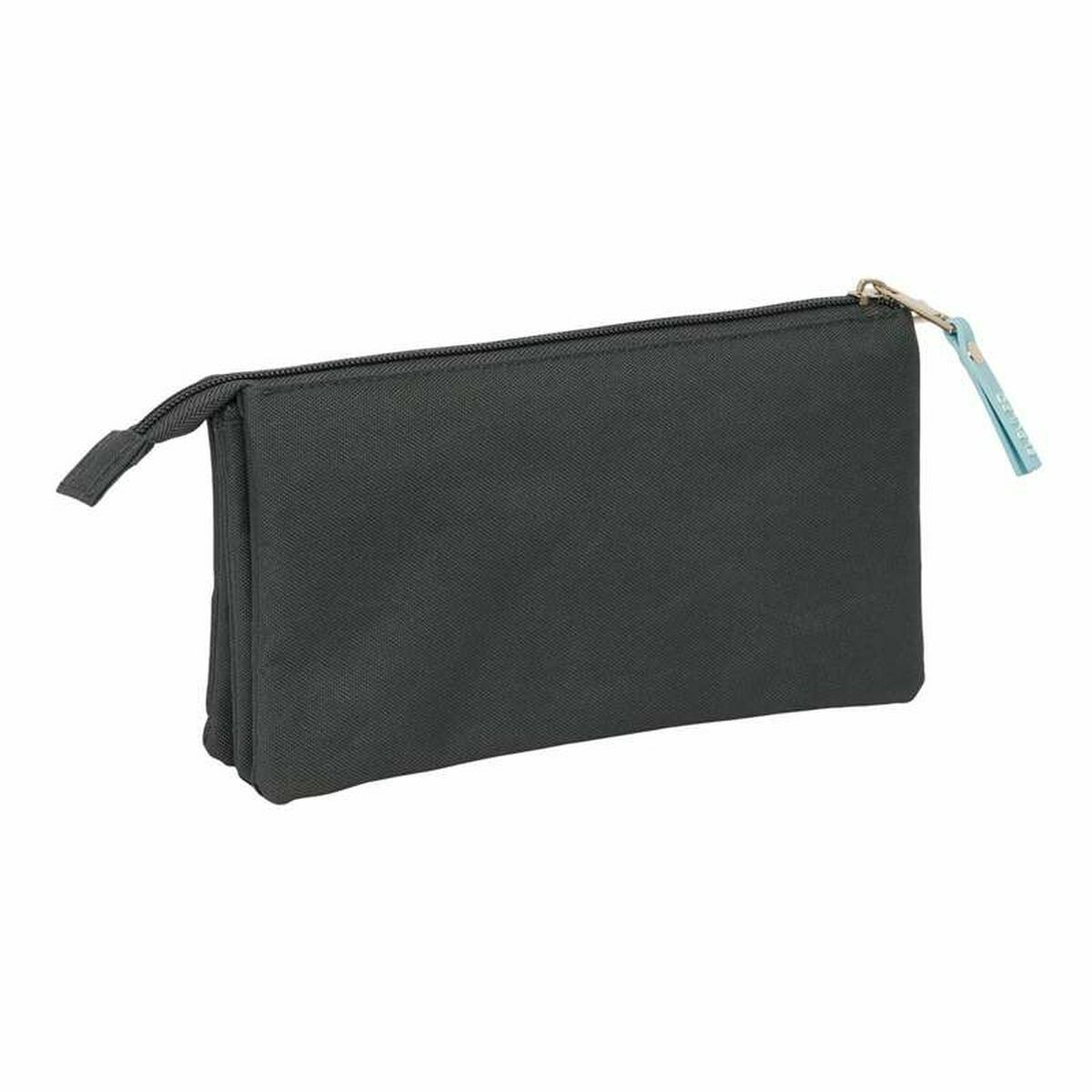 Image secondaire de Trousse Fourre-Tout Triple El Pulpo Gris 22 x 12 x 3 cm