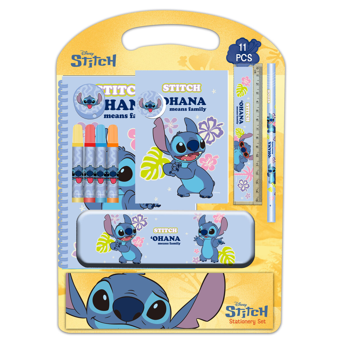 Set de Papelería Lilo & Stitch Ice cream Rosa