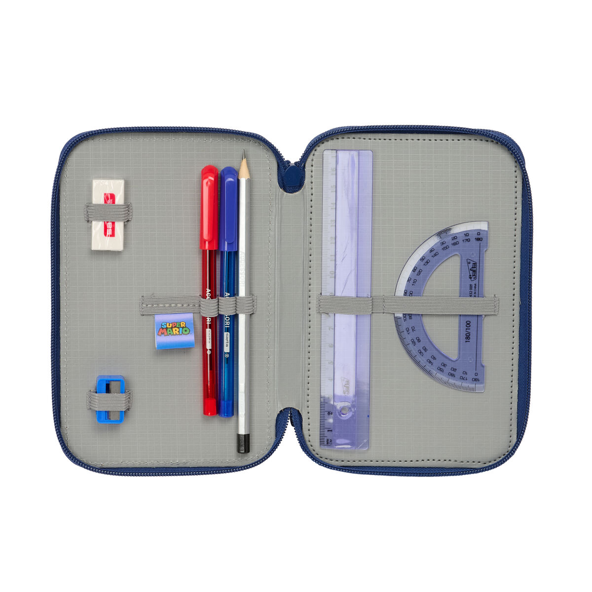 Alleshouder Super Mario Mamma mia Rood Marineblauw 12,5 x 19,5 x 5,5 cm 37 Onderdelen