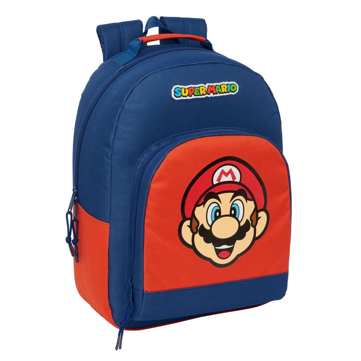Schoolrugzak Super Mario Mamma mia Rood Marineblauw 32 x 42 x 15 cm