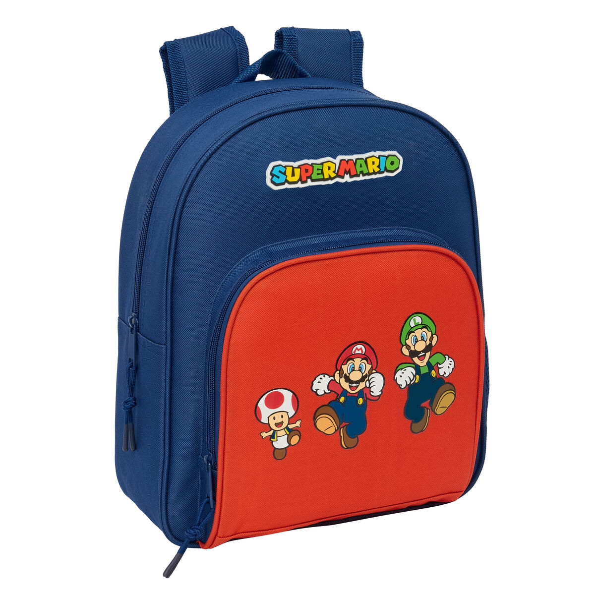 Schoolrugzak Super Mario Mamma mia Rood Marineblauw 28 x 34 x 10 cm