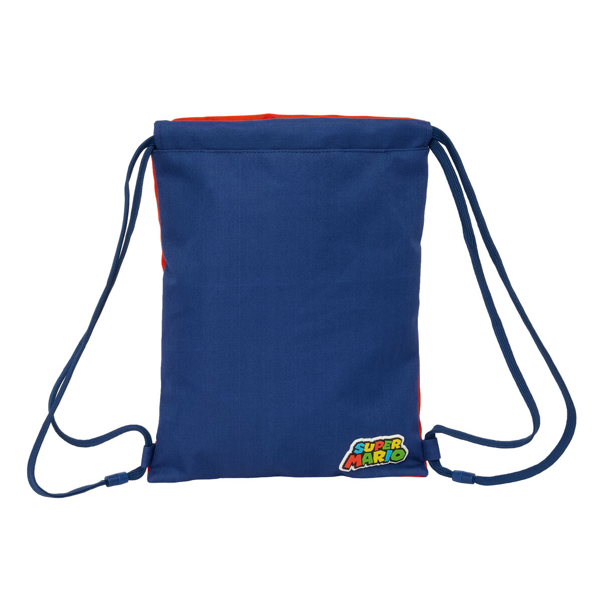 Rugtas met Koordjes Super Mario Mamma mia Rood Marineblauw 26 x 34 x 1 cm