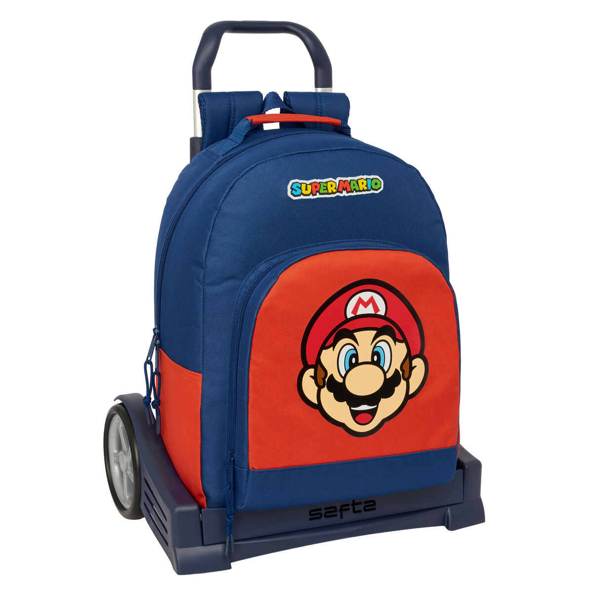 Schoolrugzak Super Mario Mamma mia Rood Marineblauw 32 x 42 x 15 cm
